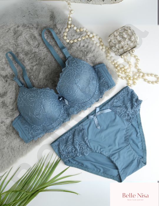 Wired Lace Bra & Panty Set - Stylish & Supportive | BelleNisa